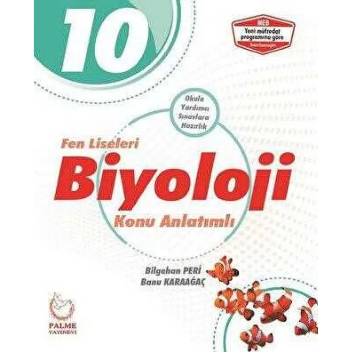 Palme Yayıncılık - Bayilik Palme 10. Sınıf Fen Liseleri Biyoloji Konu Anlatımlı