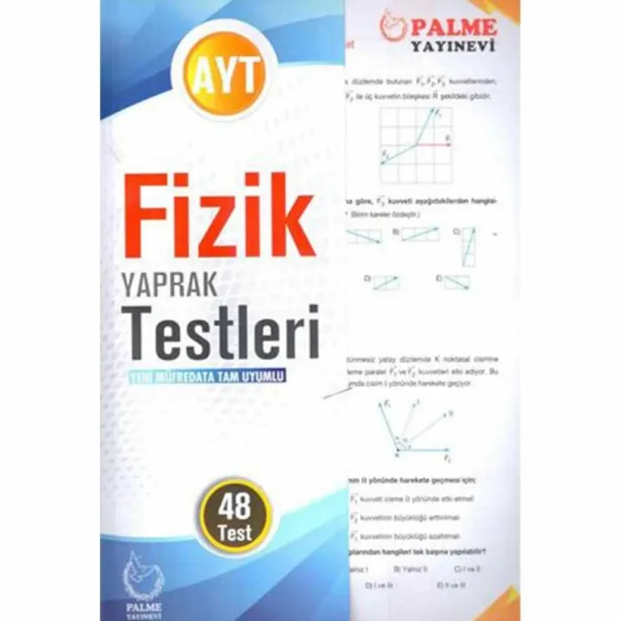 Palme Yayıncılık - Bayilik Palme Yaprak Test YKS AYT Fizik