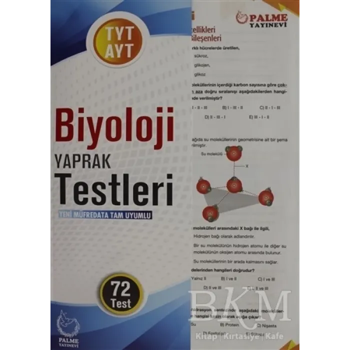 Palme Yayıncılık - Bayilik Palme Yaprak Test YKS TYT AYT Biyoloji