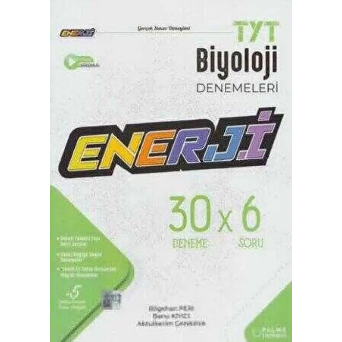 Palme Yayıncılık - Bayilik Palme YKS TYT Enerji Biyoloji 30 Deneme Sınavı Video Çözümlü
