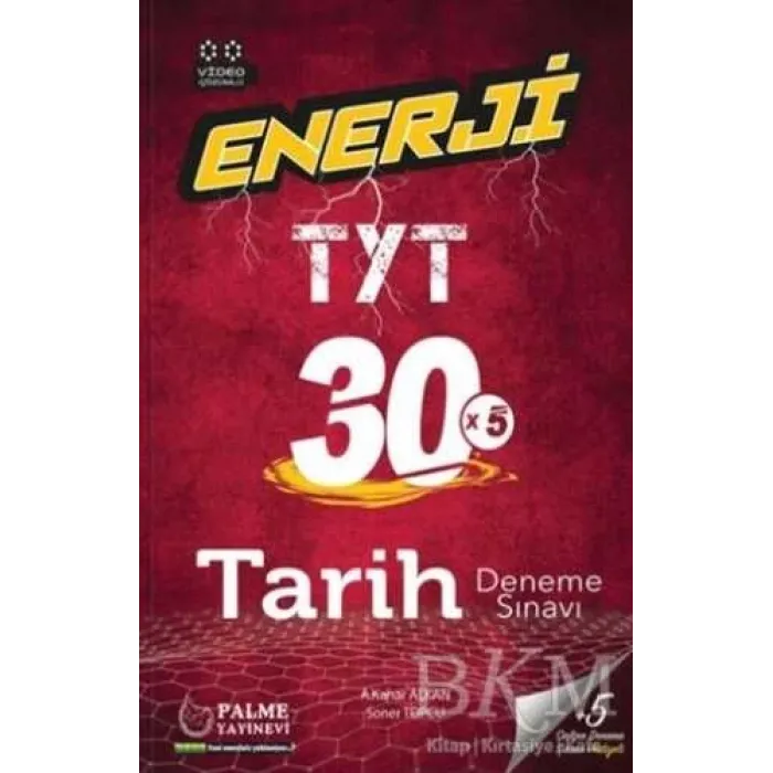 Palme Yayıncılık - Bayilik Palme YKS TYT Enerji Tarih 30 Deneme Sınavı Video Çözümlü