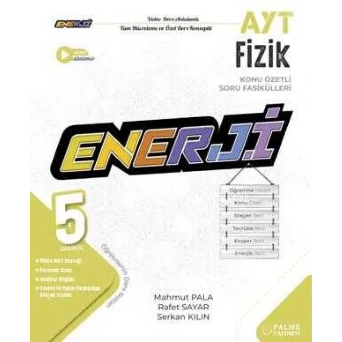 Palme Yayıncılık Enerji Ayt Fizik Konu Özetli Soru Fasikülleri