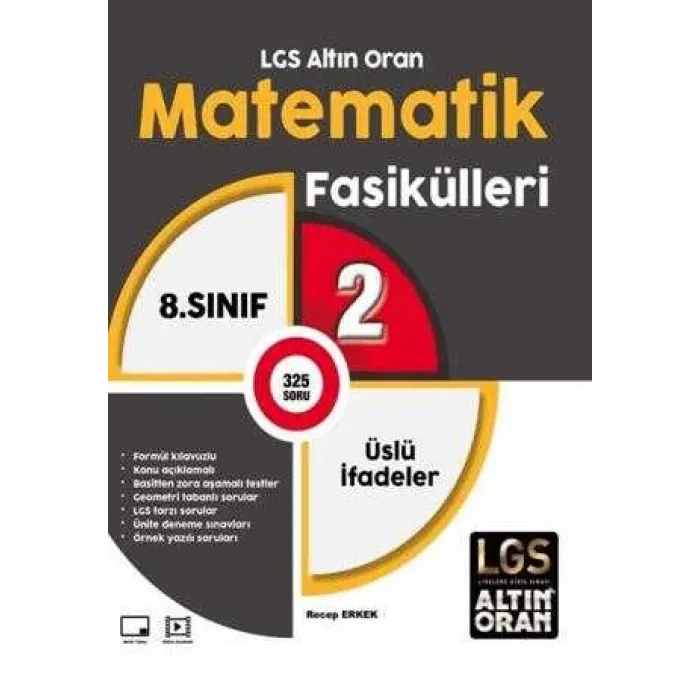 Palme Yayıncılık LGS Altın Oran Matematik Fasikülleri 2 Üslü İfadeler