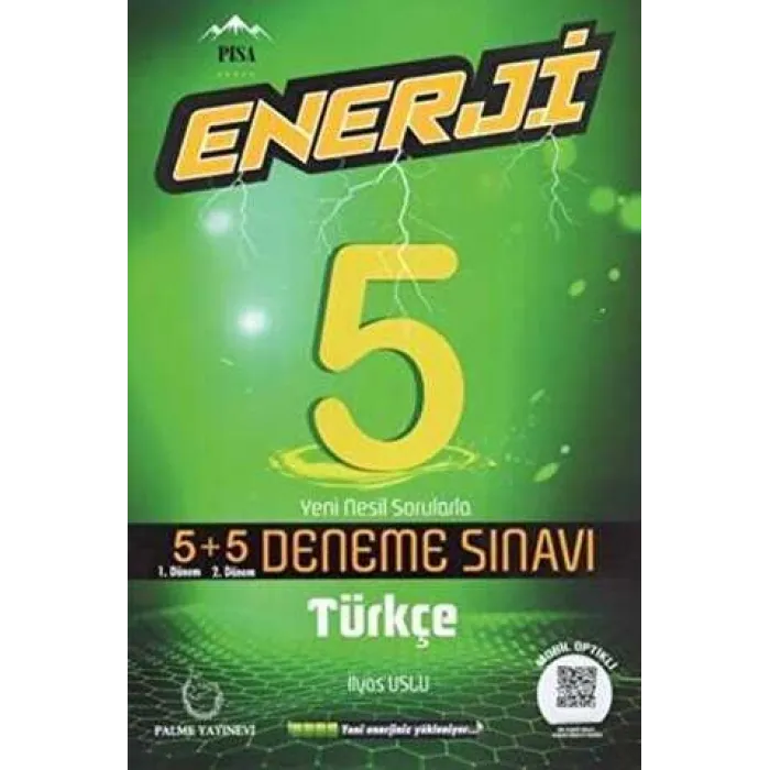 Palme Yayıncılık Palme 5. Sınıf Enerji Türkçe 5+5 Deneme Sınavı