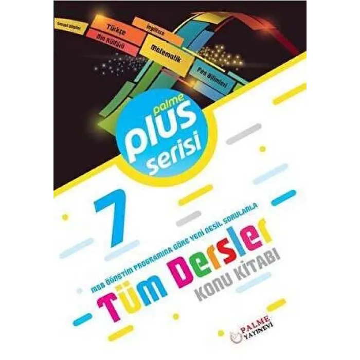 Palme Yayıncılık Palme 7. Sınıf Plus Tüm Dersler Konu Kitabı