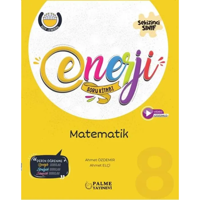 Palme Yayıncılık Palme 8. Sınıf Enerji Matematik Soru Kitabı
