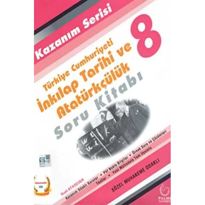 Palme Yayıncılık Palme 8. Sınıf Kazanım Serisi T.C. İnkılap Tarihi ve Atatürkçülük Soru Bankası
