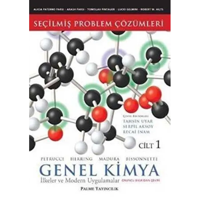 Palme Yayıncılık Seçilmiş Problem Çözümleri - Genel Kimya Cilt: 2 İlkeler ve Modern Uygulamalar