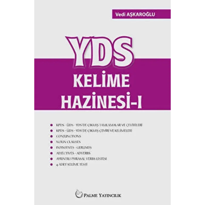 Palme Yayıncılık YDS Kelime Hazinesi 1