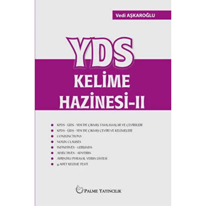 Palme Yayıncılık YDS Kelime Hazinesi 2