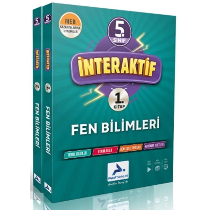 Paraf Yayınları 5. Sınıf İnteraktif Fen Bilimleri Soru Kütüphanesi