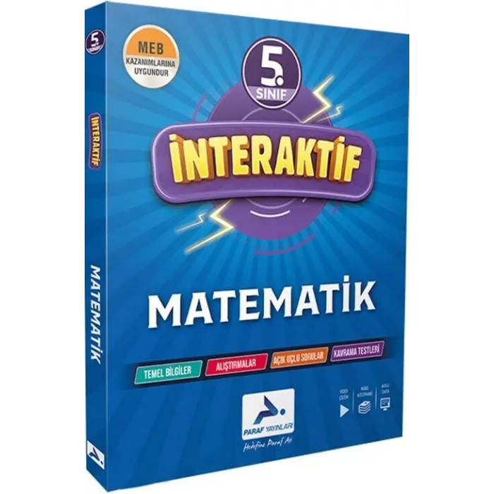 Paraf Yayınları 5. Sınıf İnteraktif Matematik Soru Kütüphanesi