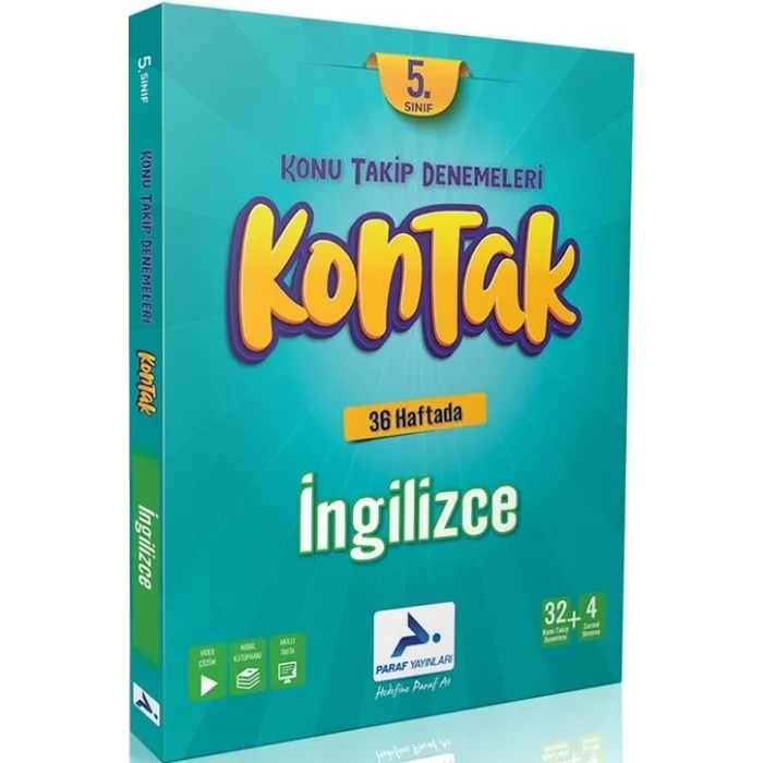 Paraf Yayınları 5. Sınıf İngilizce Kontak Denemeleri
