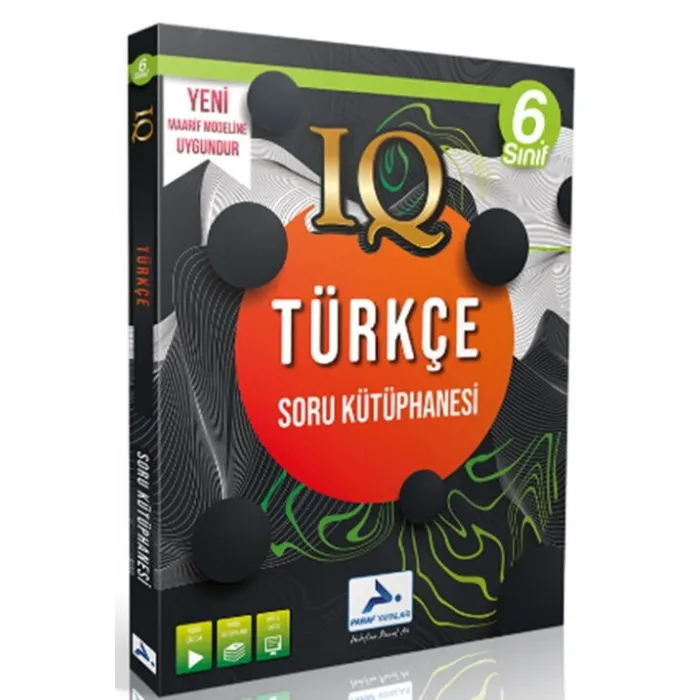 Paraf Yayınları 6. Sınıf Türkçe IQ Soru Kütüphanesi