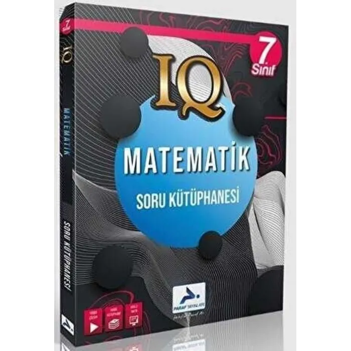 Paraf Yayınları 7. Sınıf Matematik IQ Soru Kütüphanesi