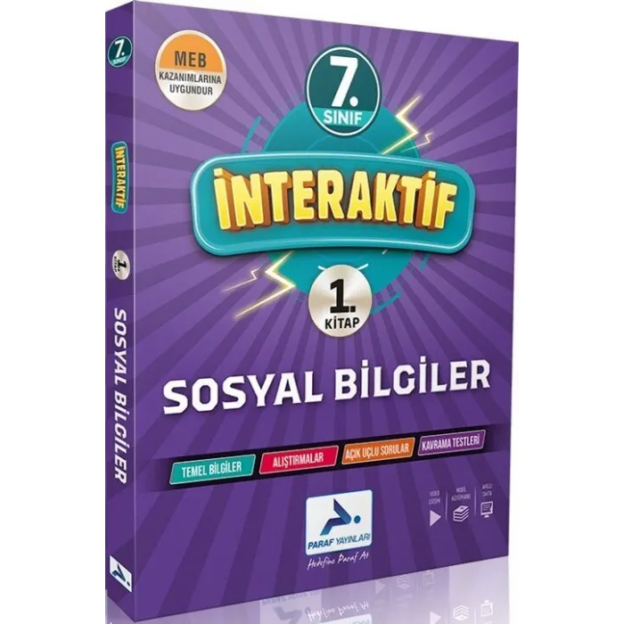 Paraf Yayınları 7. Sınıf İnteraktif Sosyal Bil. Soru Bankası