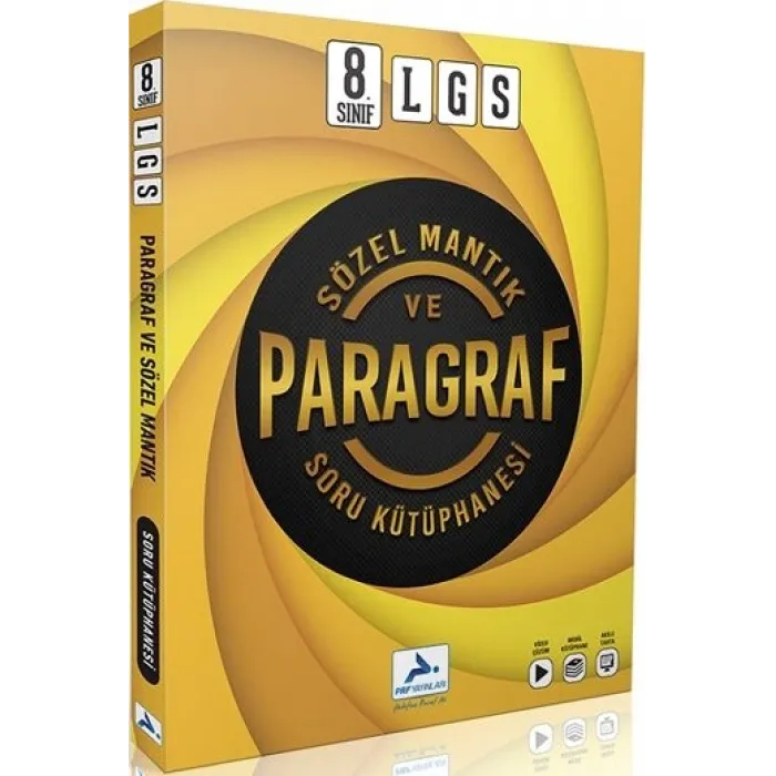 Paraf Yayınları 8. Sınıf LGS Sözel Mantık ve Paragraf Soru Kütüphanesi