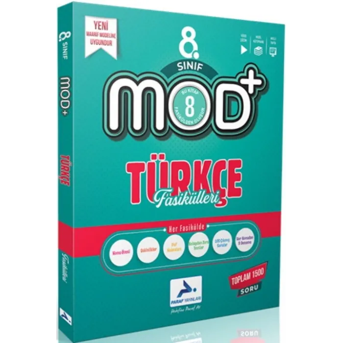 Paraf Yayınları 8. Sınıf Türkçe MOD Konu Anlatım Fasikülleri