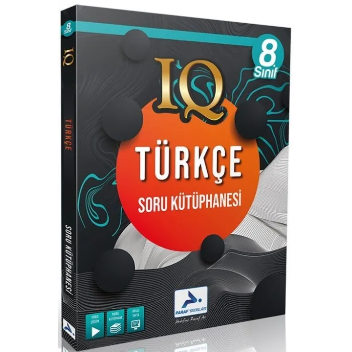 Paraf Yayınları 8. Sınıf LGS Türkçe IQ Soru Kütüphanesi