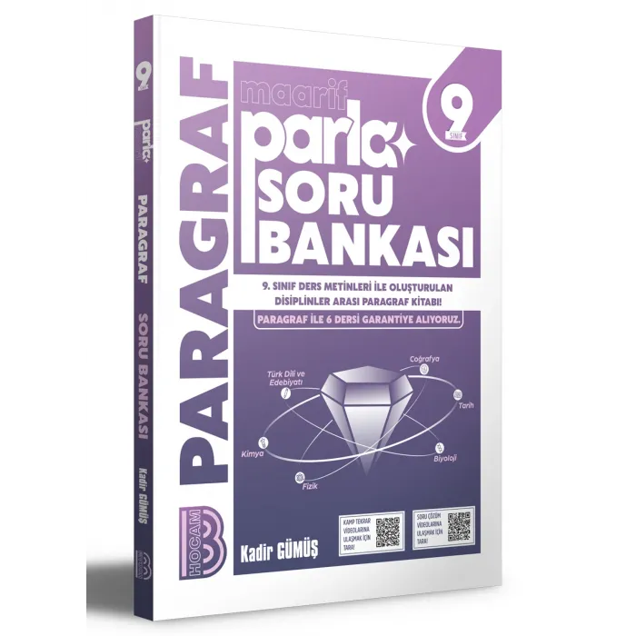PARLA 9. Sınıf Maarif Paragraf Soru Bankası Benim Hocam Yayınları