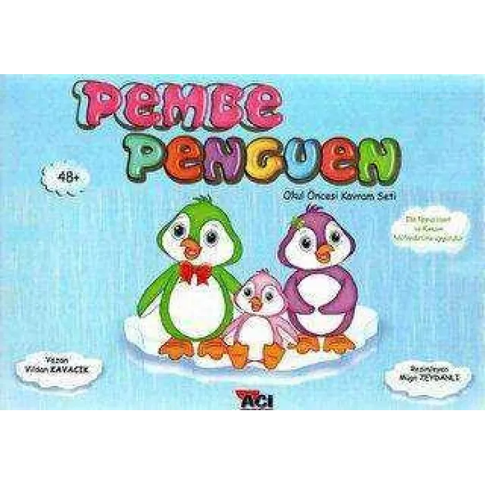 Pembe Penguen Okul Öncesi Kavram Seti 4 Yaş 6 Kitap