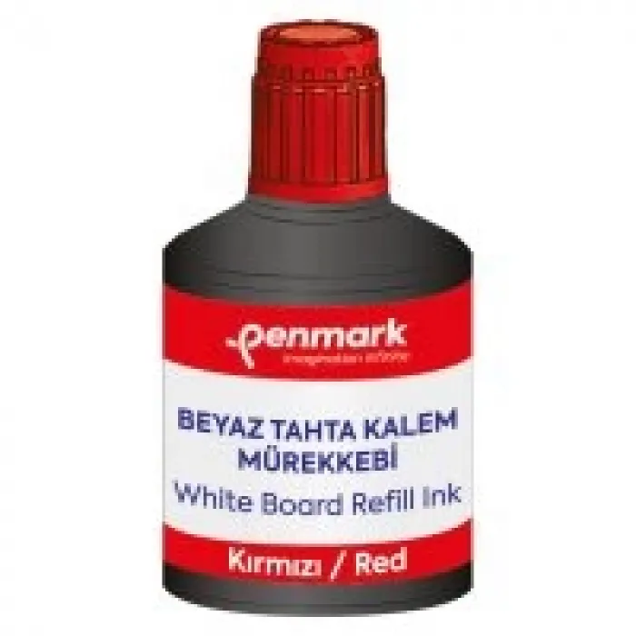 Penmark Beyaz Tahta Kalem Mürekkebi 100 Ml Kırmızı Hs-107 03