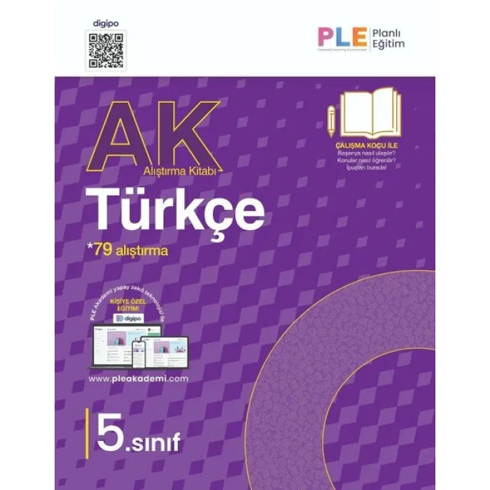 PLE - 5.Sınıf - Türkçe Alıştırma Kitabı
