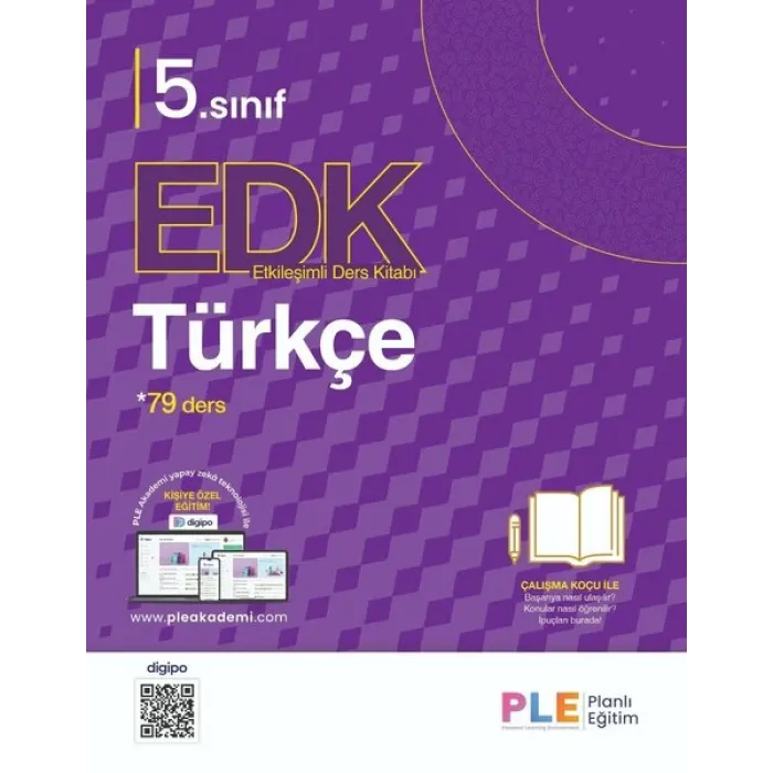 PLE - 5.Sınıf - Türkçe Etkileşimli Ders Kitabı - Set