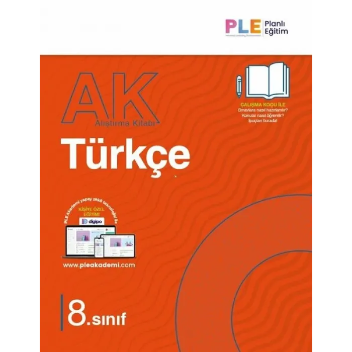 PLE - 8.SINIF TÜRKÇE - ALIŞTIRMA KİTABI