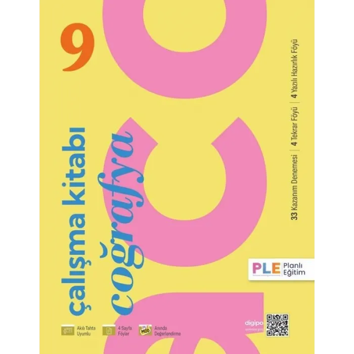 PLE - 9.Sınıf - Çalışma Kitabı - Kazanım Denemeleri - Coğrafya