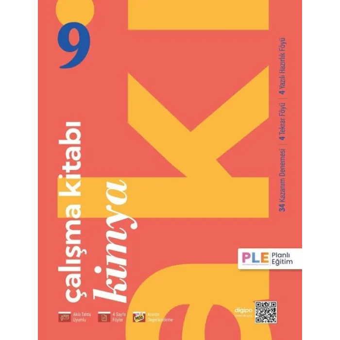 PLE - 9.Sınıf - Çalışma Kitabı - Kazanım Denemeleri - Kimya