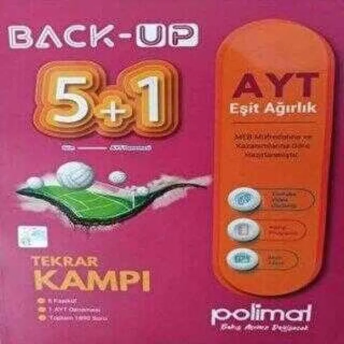 Polimat Yayınları AYT Eşit Ağırlık Back-Up 5+1 Tekrar Kampı