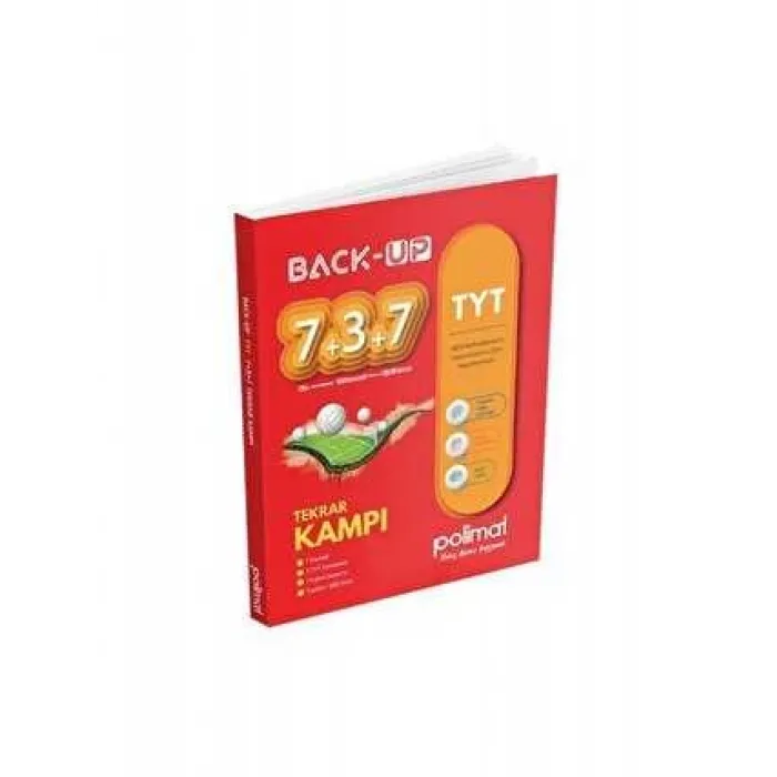 Polimat Yayınları TYT 7+3+7 Back-up Tekrar Kamp Kitabı