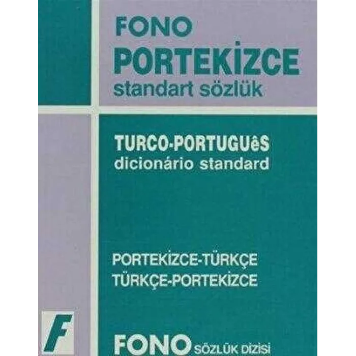 Portekizce - Türkçe - Türkçe - Portekizce Standart Sözlük