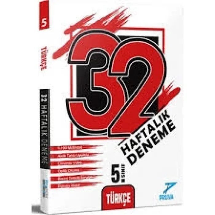 PRUVA AKADEMİ 5. SINIF 32 HAFTA TÜRKÇE