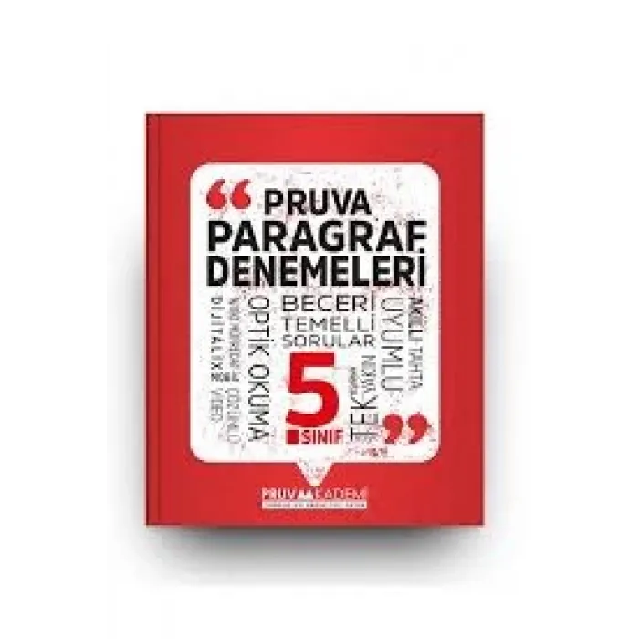 PRUVA AKADEMİ 5. SINIF PARAGRAF DENEMELERİ