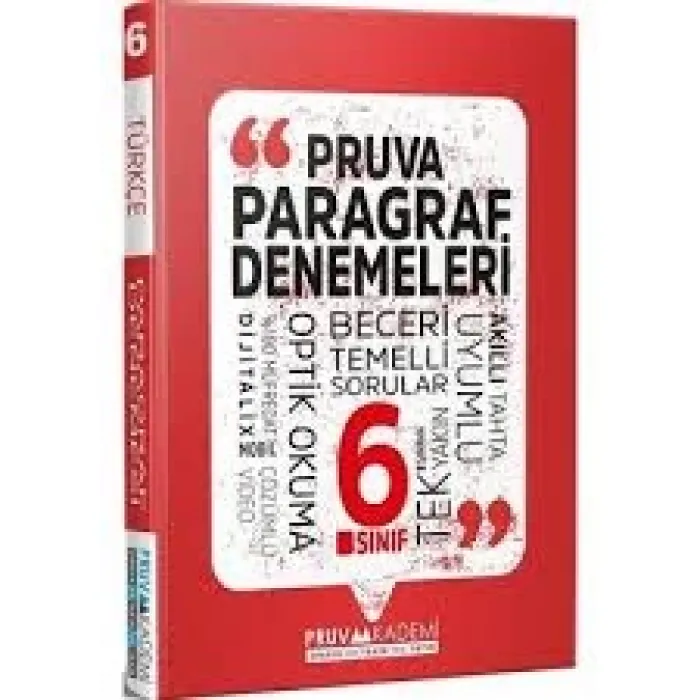 PRUVA AKADEMİ 6. SINIF PARAGRAF DENEMELERİ