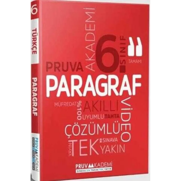 Pruva Akademi 6. Sınıf Paragraf Soru Bankası