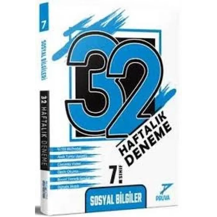 PRUVA AKADEMİ 7. SINIF 32 HAFTA SOSYAL BİLGİLER
