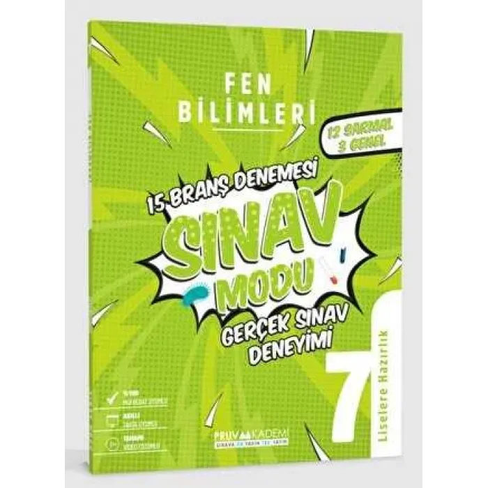 Pruva Akademi 7. Sınıf Fen Bilgisi Branş Denemesi