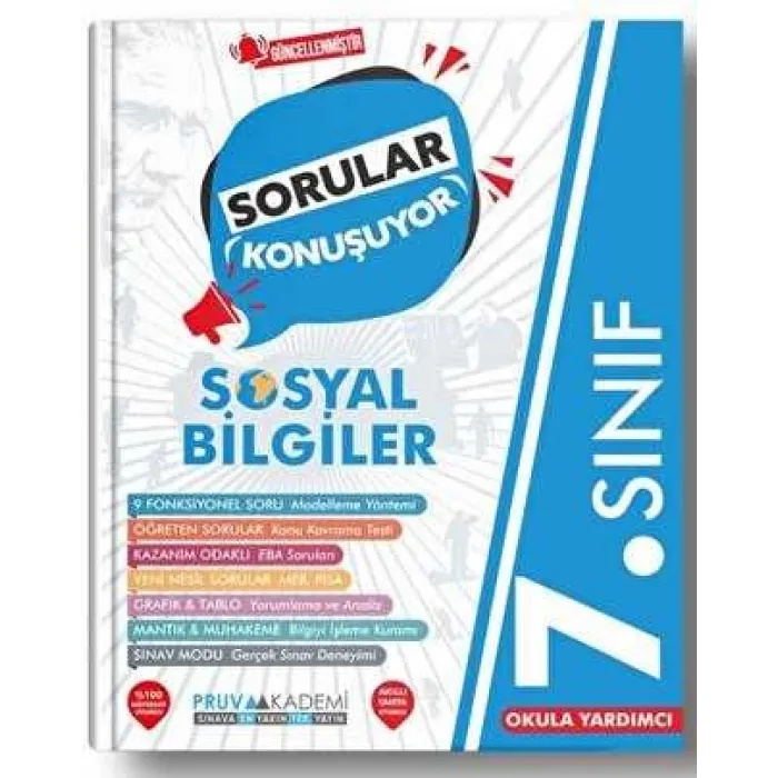 Pruva Akademi 7. Sınıf Sosyal Bilgiler Soru Bankası