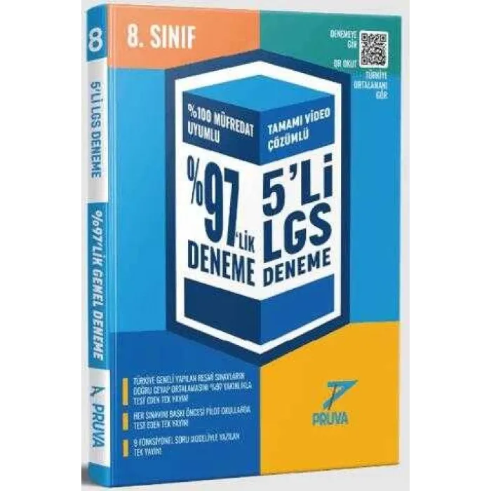 Pruva Akademi 8. Sınıf 5’li LGS Deneme Sınavı