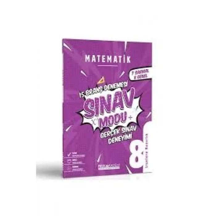 PRUVA AKADEMİ 8. SINIF SINAV MODU BRANŞ DENEMESİ MATEMATİK