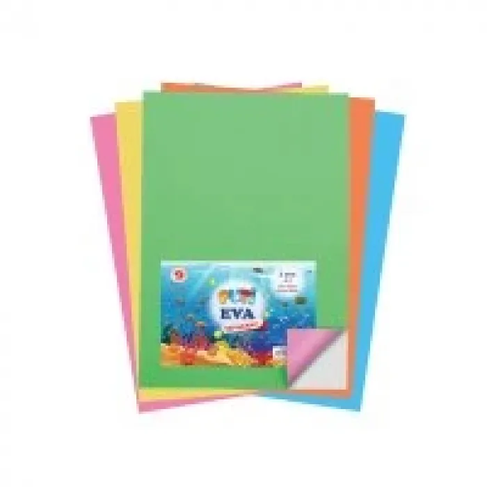 Puti Eva A4 Yapışkanlı 10lu Karışık Renk 1123