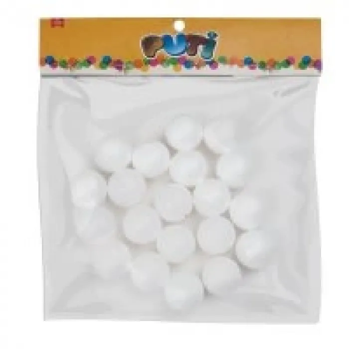 Puti Köpük Top 3 Cm 20li 4766