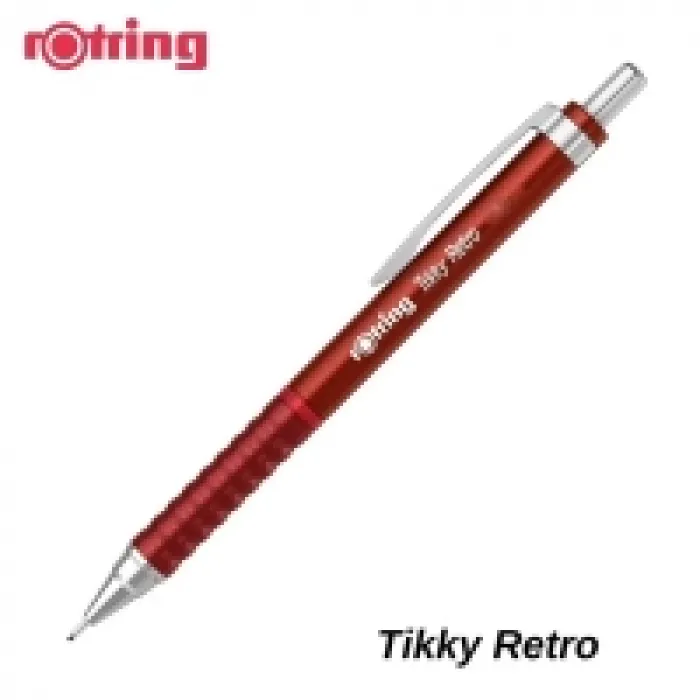 Rotring Tikky Retro Versatil Kalem Metalik Kirmizi 0.5 Mm 2202568