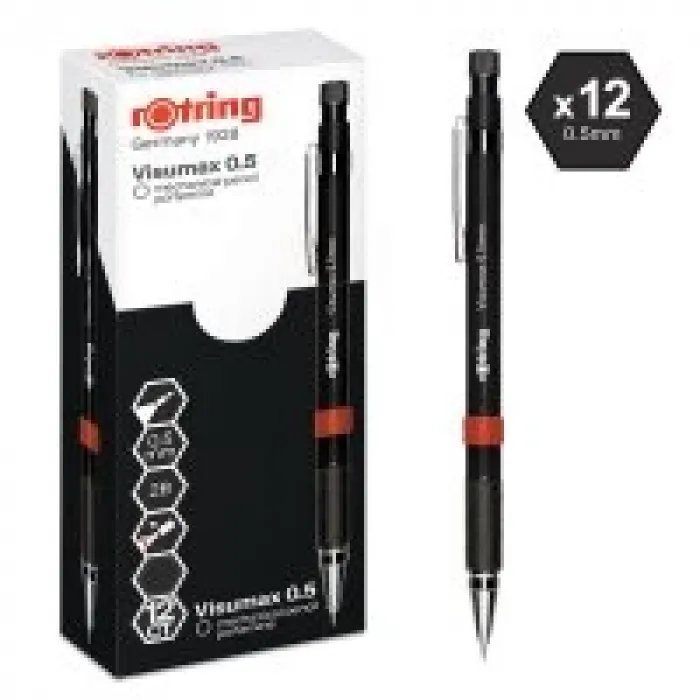 Rotring Versatil Kalem Visumax 0.5 Mm Siyah 179314 - 2089097