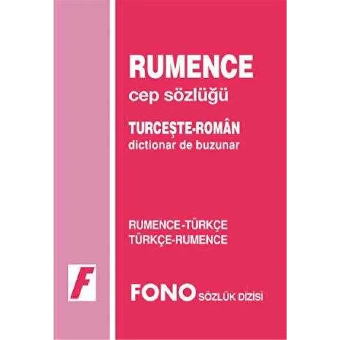 Rumence - Türkçe - Türkçe - Rumence Cep Sözlüğü