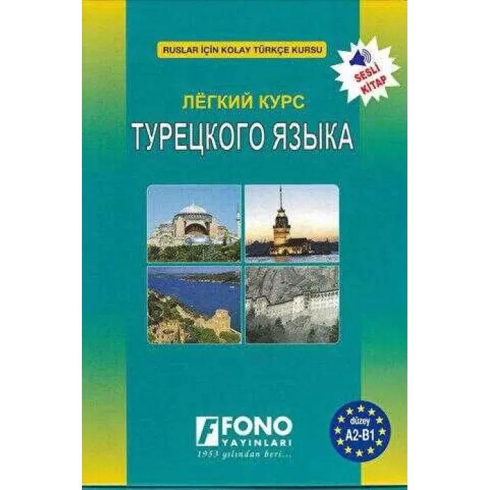 Ruslar için Türkçe Seti 2 Kitap + mp3 CD