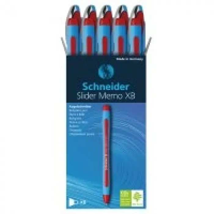 Schneider Slider Memo Tükenmez Kalem Xb Kırmız Sct501-150202